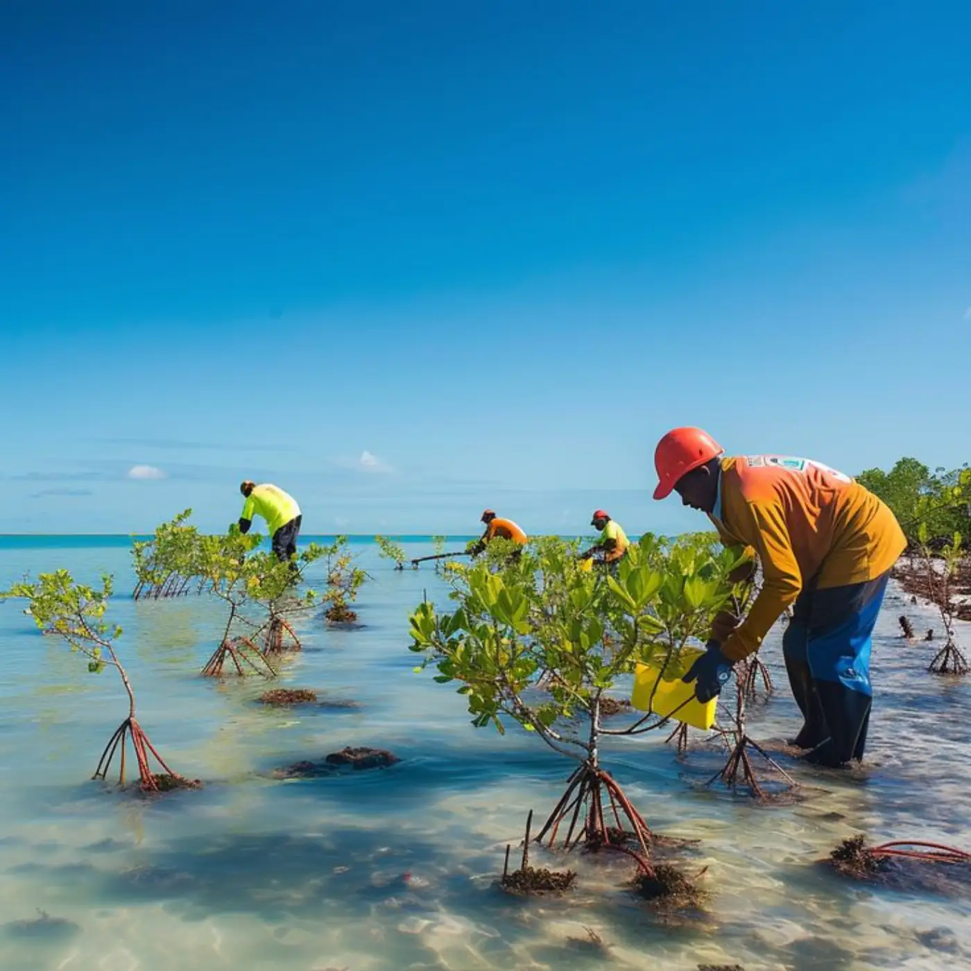Penanaman mangrove